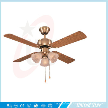 Estrela unida 2015 42 ′ ′ Ventilador de teto decorativo elétrico Dcf-154